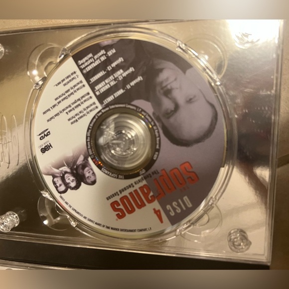 SOPRANOS: COMPLETE SECOND SEASON 4 DVD Discs Box Working Excellent Condition - Picture 3 of 8